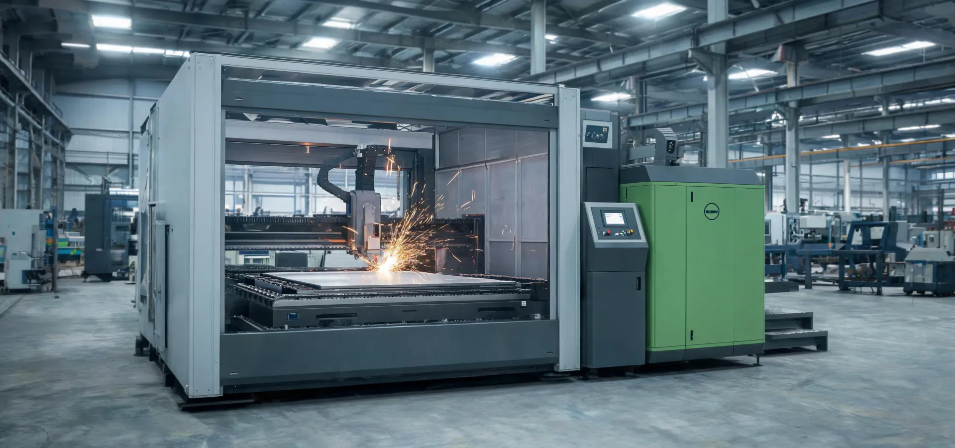 Automated TRUMPF laser cutting cell