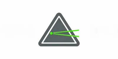 Laser safety badge