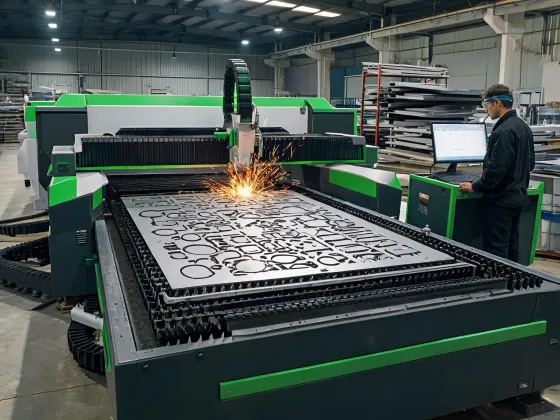 Sheet metal laser cutting